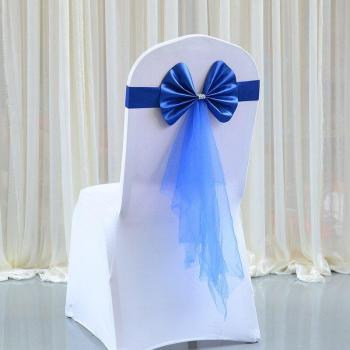 Cinta Decorativa Silla Azul Elegante