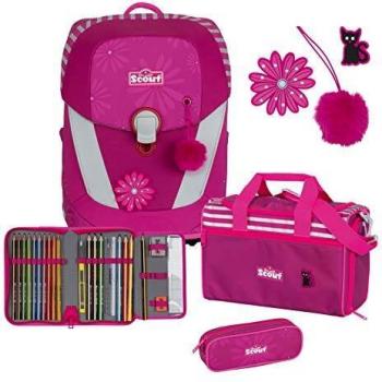 SCOUT Schulranzen Set SUNNY II 4-teilig Pretty Pink