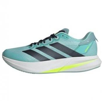 Zapatillas Adidas Duramo Speed 2 Turquesa con Detalles Amarillos y Verdes