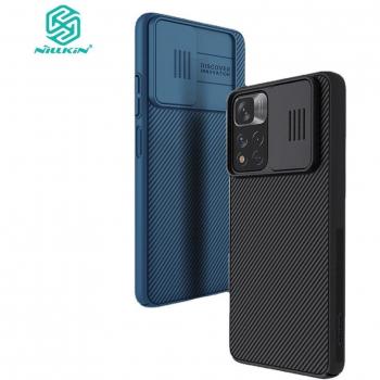 Capa Nillkin CamShield con Slider de Cámara para Redmi Note 11T 5G Azul