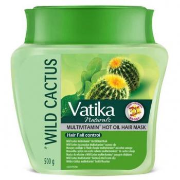 Vatika Naturals Hot Oil Hair Mask with Wild Cactus 500g