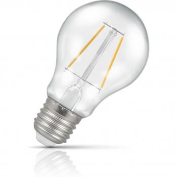 Crompton GLS LED Light Bulb E27 4.2W (40W Eqv) Warm White Filament Clear 10 Pack