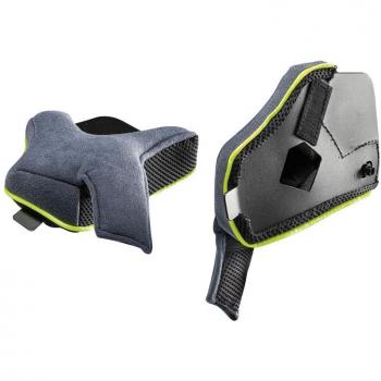 Nolan N53 Guanciali Clima Comfort Taglia XXXL Nero Giallo Fluo