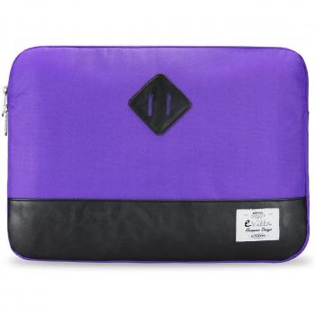 E-Vitta Sleeve Heritage 15.6 Sleeve case Negro Púrpura