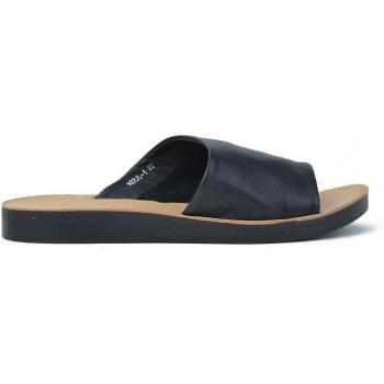 Sandalias Planas Mujer Javier Larrainzar Piel Negra 622JL-1