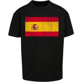 Spanien F4NT4STIC T-Shirt mit distresstem Flaggenprint