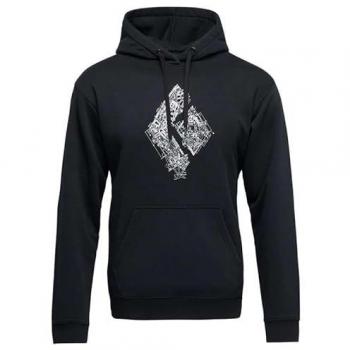Engineered Diamond Hoodie Negro S