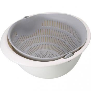 Cesta multifuncional para frutas y vegetales con drenaje