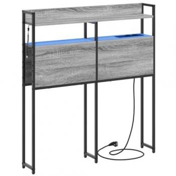 Regolo di Sospensione con Scaffale Sfumato 75 cm Legno Multistrato