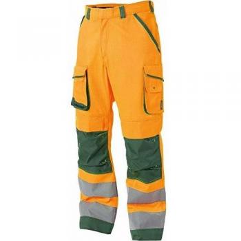 Dassy Pantalon unisexe adulte orange/vert 36
