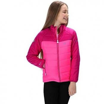 Regatta Junior Freezeway - Chaqueta térmica ligera para niños, Unisex, RKN090 9UYC20, Rosa neón/Cerise Oscuro, 3XL