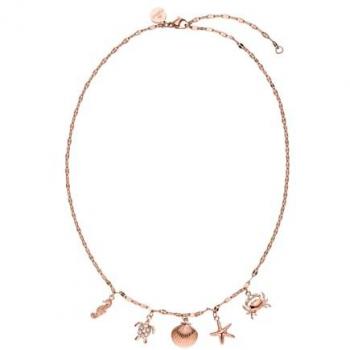 Brazalete Oceanic Elegance Oro Rosa Transparentes