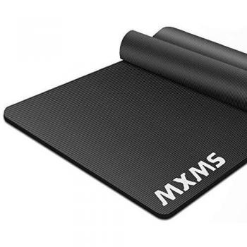 YUREN Ultra Wide Yoga Mat – 185 × 90 cm Extra Thick 1.5 cm NBR Exercise Pad, Comes With Strap and Bag