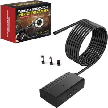 Endoscopio industrial inalámbrico de 5,5mm con cable rígido de 10M y IP67