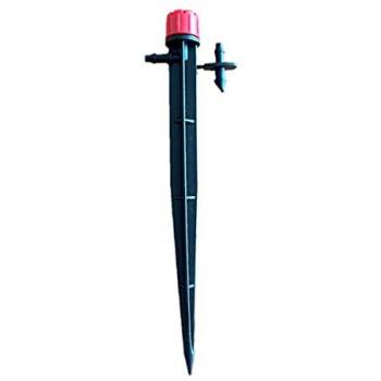 Dripalia - gotero caudal regulable de 0 a 70 litros con piqueta - estaca - 10 unidades