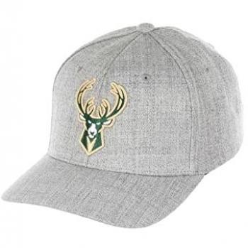 Milwaukee Bucks Herren Cap Stretch 2.0 Heather – Mitchell & Ness