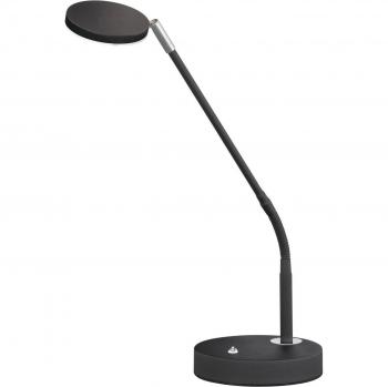 Lampada Da Tavolo LED Dimmerabile Lunia Nera Sabbia