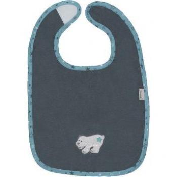 Sterntaler Velcro-bib Elia järngrå