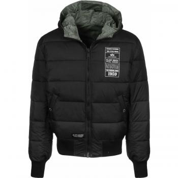 Alpha Industries Hooded Puffer FD Reversible Winter Jacket Vintage