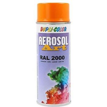 Bombe de peinture acrylique - Jaune orange RAL 2000 - Satiné - 400 ml