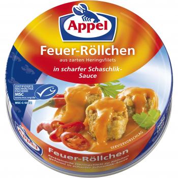 Scharfe Herings Röllchen – Feuer-Sauce
