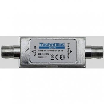 Inline Block Amplifier Combinatore di cavi Argento