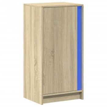 VIDAXL - Credenza con led Rovere Sonoma 42,5x34x85 cm Legno Multistrato