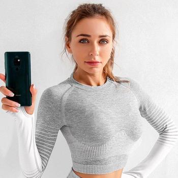Camisa de Manga Larga Fitness Lantech Activa