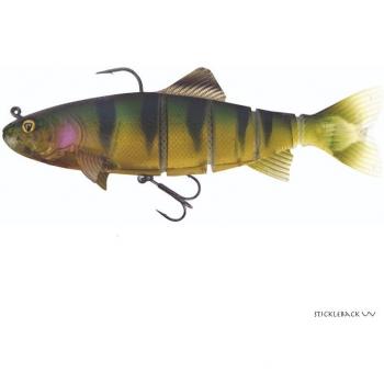 Fox Jointed Replicant Trout Lure - 23cm UV Stickleback Swimbait