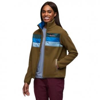 Pile Cotopaxi Teca Full Zip Verde Kaki Femminile - S