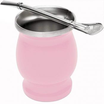 Yerba Mate Tea Cup Set with Bombilla and Cleaning Brush