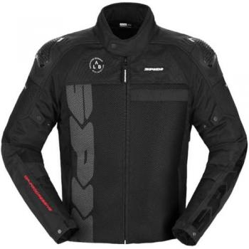 Giacca Moto Spidi Progressive Net WindOut Tessile Nero Grigio XL