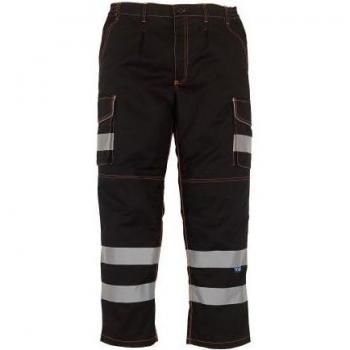 Pantaloni cargo da uomo Yoko in policotone ad alta visibilità