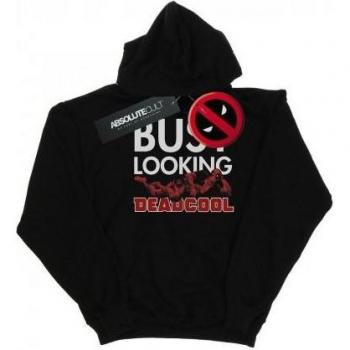 Deadpool Busy Lookin' Deadcool Hoodie XL White