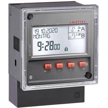 Müller SC 44.21 pro4 24V ACDC Hutschienen-Zeitschaltuhr digital 230 V 16 A/250 V (21058)