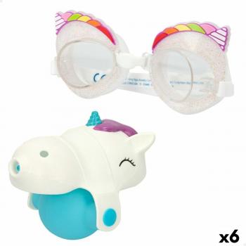 Set de Pistolets à Eau Eolo Unicorn (6 pièces)