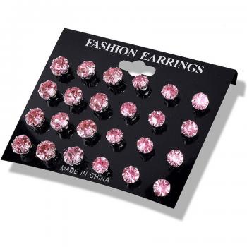 Aretes Circonita Doble Brillo
