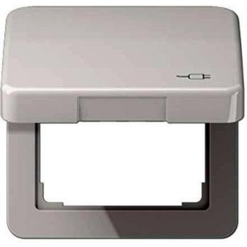 CD 590 KL SOC LG - 1-Gang Grey Wall Plate