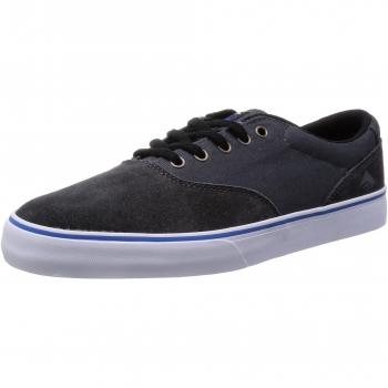 EMERICA 6107000155 570 PROVOST SLIM VULCXTOY MAC Mn's (M)Black Suede Skate Shoes