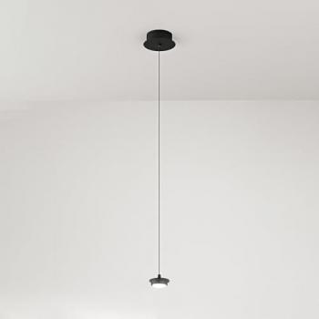 Sospensione Hunter 1 Luce Metallo Nero LED 5W 3000K