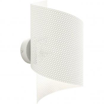 EMIBIG LIGHTING Applique Spiral, bianco, metallo, G9, altezza 29 cm