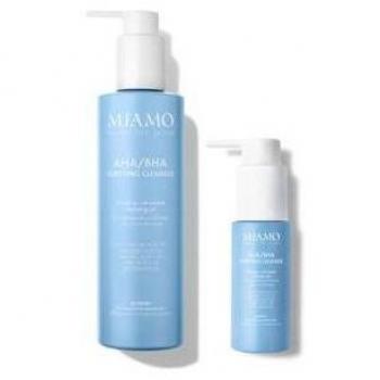 MIAMO ACNEVER AHA/BHA PURIFYING CLEANSER DUO 250 ML + 50 ML - Detergente purificante antiacne
