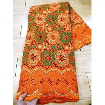 5 yards floral mesh lace fabric with circular pattern