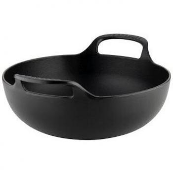 Le Creuset Cast Iron 24cm Balti Dish in Satin Black (NEW)