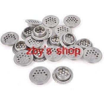 20pcs 1.14 Round Stainless Steel Air Vent Louvers