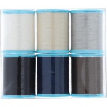 FUJIX Spandex Chappe Span – Pack 60 rouleaux 200 m en 6 nuances de base (1122300‑Z23)