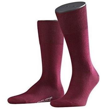 Falke Socken aus Schurwollmischung Modell 'Airport Sock', Größe 41/42 - men - Bordeaux - 41/42