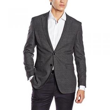 Cortefiel Americana Separate Torzal Blazer, Hombre, Gris