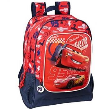 Mochila Escolar Cars Doble Visión
