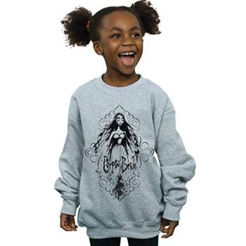 Pertemba Fr – „Kopf‑und‑Toten Braut“-Sweatshirt für Mädchen in Grau (9–11 Jahre)